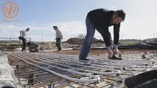 Underfloor heating insulation under slab installation by Continal Underfloor