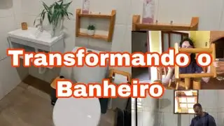 DECORANDO O BANHEIRO DA CHÁCARA / DICAS DE LIMPEZA PARA O BOX E REJUNTE DO BANHEIRO