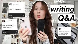 *THE* WRITING Q&A 🖋☕ (answering ALL your writing questions) *in depth* (projects, querying, advice)