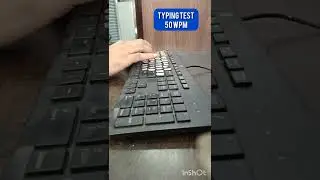 Typing test# 50 WPM speed#shorts
