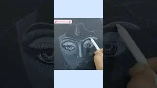 Drawing Durga Maa 