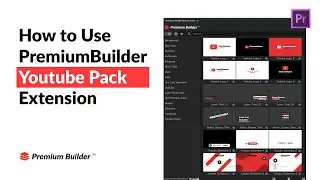 Youtube Pack Tutorial (Premiere Pro Essential Graphics Mogrts)