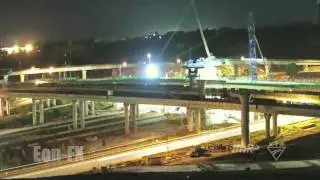 Time-Lapse Construction Westlink M7 Light Horse Interchange by Eon-FX