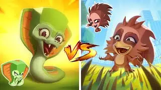 IRIS VS EDNA | BATALHA MORTAL QUEM GANHA? | Larry br - Zooba