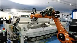 Denver automatic robotic cell with Denver KREA CNC