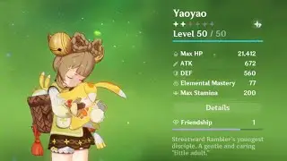 My lvl 50 yaoyao solo in coop | genshin impact 3.5