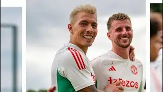 Mason Mount  Training With Manchester United First Team At Carrington Training Centre