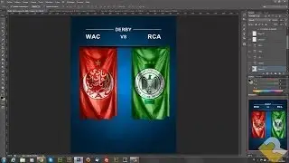 Créer un effet de drapeau en Photoshop