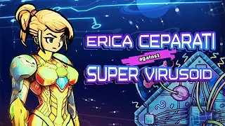 GDevelop 2D platformer - Erica Ceparati against Super Virusoid