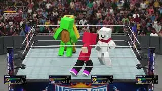 JJ vs Mikey, Banana Kid and Carrie Battle in Minecraft Maizen!
