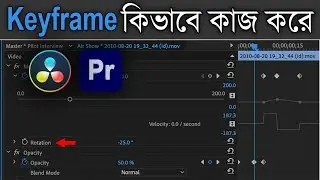 How Keyframe works, A to Z Keyframe tutorial in Bangla, Premiere pro