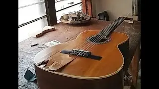 Reparacion de Guitarra Acustica, Acoustic Guitar Repair