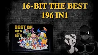 Картридж SEGA 196 в 1 | Best of 80's & 90's