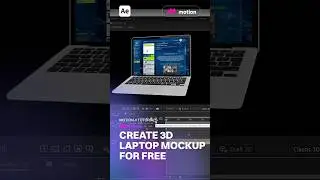 Create a Free 3D Laptop Mockup in After Effects! 