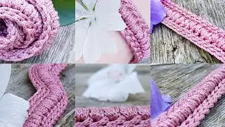 VERY COOL master class on decorative crochet cord 🔥🔥🔥crochet pattern.