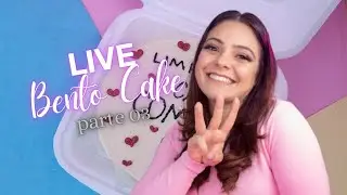 Como fazer bentô cakes PARTE 03 (live) - Doces da Jéssica