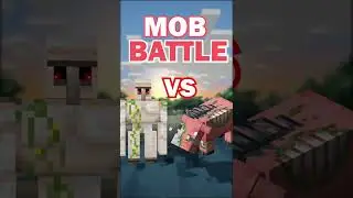 ZOGLINS vs IRON GOLEMS MOB BATTLE Minecraft 1.19