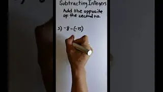Subtracting Integers | How to subtract Positive Integers and Negative Integers