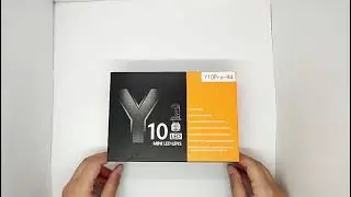 Тест и распаковка Y10 pro мини линзы Bi-led линзы H4 нового образца.