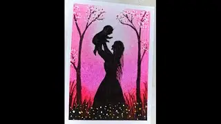 Easy Mother's Day Drawing for beginners❤️ || mother's day special drawing|| step by step tutorial