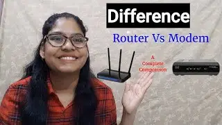 Difference Between Modem And Router || Modem & Router