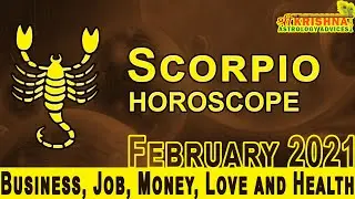 SCORPIO | Horoscope | February 2021 | Prediction | Monthly Horoscope 2021