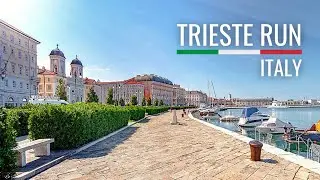 Trieste Morning Run | Virtual Run / Walk ASMR | Treadmill Workout Scenery | Trieste, Italy
