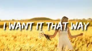 Backstreet Boys - I Want It That Way (Lyrics)