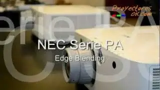 2 Proyectores NEC Serie PA, conectados en Edge Blending - ProyectoresOK