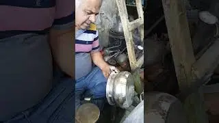 part of the restoration of the copper pot |