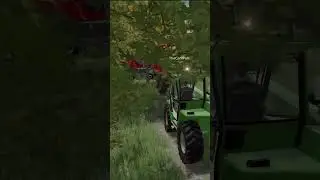 Rescuing abandoned MB Trac without tire! 😱🚜💨 | FS22 Shorts