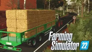 Farming Simulator 22 Gameplay vendendo os fardos de palha #14