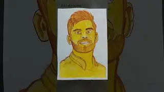 Virat Kohli Drawing 🔥 #shorts #viratkholi #ankit_mishra_arts