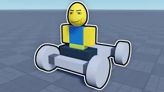 I made my first car in Roblox Studio