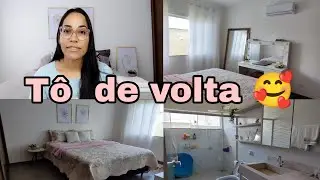 Voltei, Muita coisa aconteceu por aqui + faxina no meu quarto e banheiro!