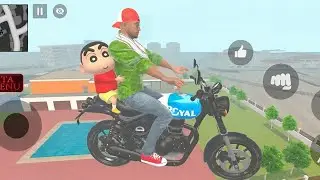 Franklin Jack  Found giant Royal Enfield Bike😱🔥 indian theft auto simulator🤑biggest bike💥 play man
