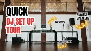 Quick Booth tour with New RCF TT speakers