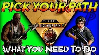 Pick Your Path - What You Need To Do To Win - The Walking Dead Road To Survival