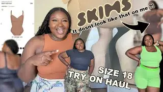 HUGE SKIMS TRY-ON HAUL 🤍 + REVIEW  | size US 18-20  | Fit Details, After Washing (worth it?)
