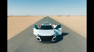 Experiencing The Thrill Of Stunning White Audi RSQ8 Drive In Dubai | CorsaDubai.com