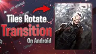 How to make Unique Tiles Rotate Transition?🤯 | Alight Motion Tutorial 🔥 | Free XML Preset✨