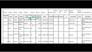 Database: Normalization of Tables (Lawn)