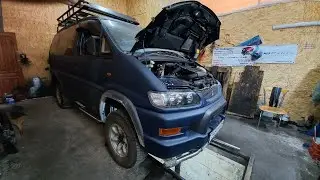 Delica Булка замена двигателя и подвеска