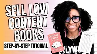 HOW TO MAKE LOW CONTENT BOOKS TO SELL (WITHOUT USING AMAZON KDP) | low content book publishing
