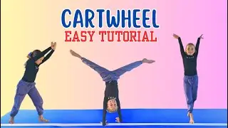 Cartwheel Magic! 🌟 Super Easy Tutorial for Kids & Beginners | Family Fun Gymnastics 🏅