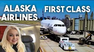 Alaska Airlines First Class -  Flight Review - Embraer 175 - Santa Ana to San Francisco