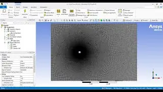 ANSYS Fluent 2D Square Cylinder Meshing for CFD Analysis