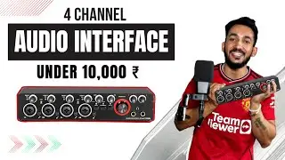 Best 4 Channel Audio Interface Under 10000₹ || Audio Array AI-05