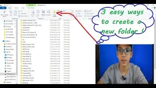 3 ways to create a new folder/ in Windows