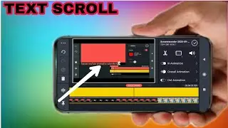 🚕How to add running text scroll on video /video ke niche text kese chalta h